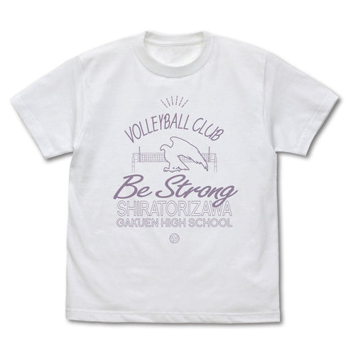 『ハイキュー!!』白鳥沢学園高校バレーボール部 アイコンマークカレッジTシャツ ホワイト XL