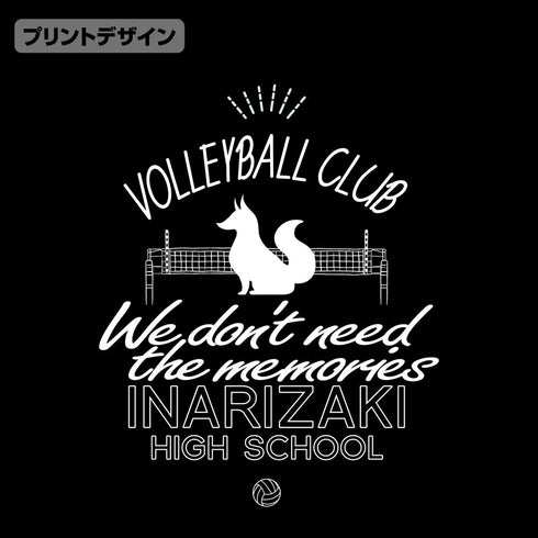 『ハイキュー!!』稲荷崎高校バレーボール部 アイコンマークカレッジTシャツ ブラック M