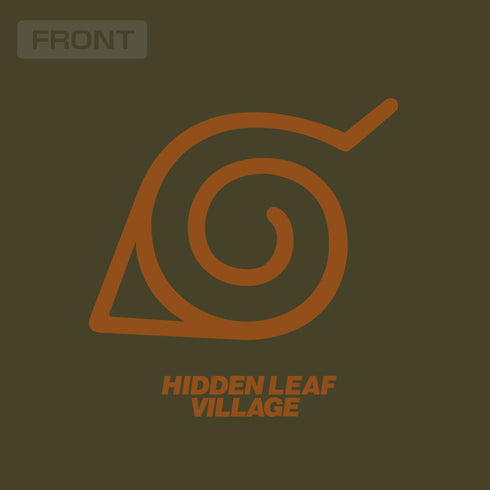 『NARUTO-ナルト- 疾風伝』木ノ葉隠れの里 ドライTシャツ オリーブドラブ XL