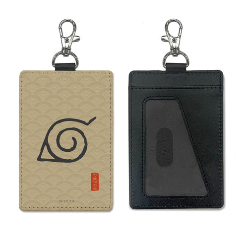 『NARUTO-ナルト- 疾風伝』木ノ葉隠れの里 パスケース(ナスカン付き)