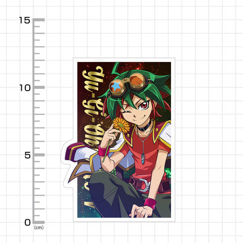 『遊☆戯☆王ARC-V』描き下ろし 榊遊矢 屋外対応ステッカー 一輪のゆらめきVer.