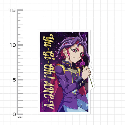 『遊☆戯☆王ARC-V』描き下ろし ユーリ 屋外対応ステッカー 一輪のゆらめきVer.