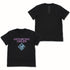 『学園アイドルマスター』初星学園 ネオンサインロゴ Tシャツ ブラック XL