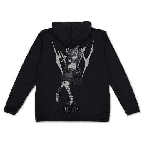 『Hookah Haze』愛上あむ 薄手ドライパーカー ブラック M