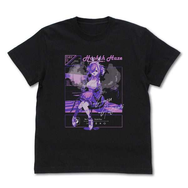 『Hookah Haze』愛上あむ Tシャツ ブラック XL
