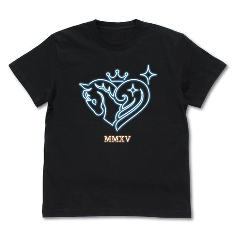 『アイドルマスター シンデレラガールズ』ネオンサインロゴ Tシャツ ブラック S