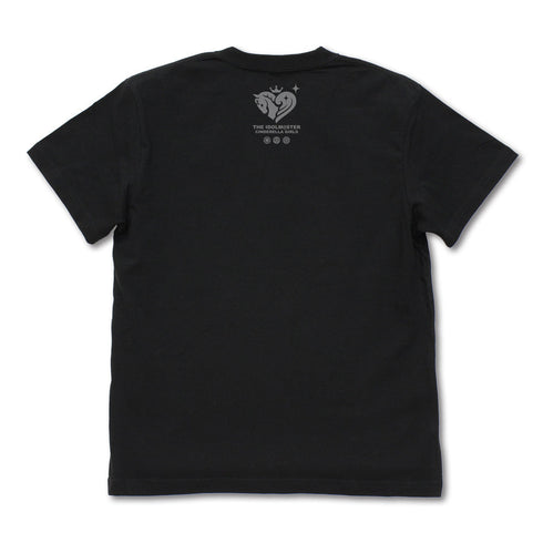 『アイドルマスター シンデレラガールズ』ネオンサインロゴ Tシャツ ブラック M