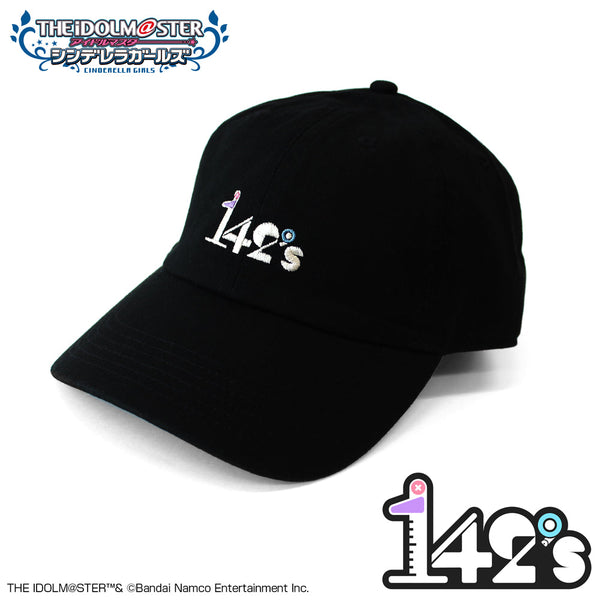 『アイドルマスター シンデレラガールズ』142's 刺繍ローキャップ ブラック