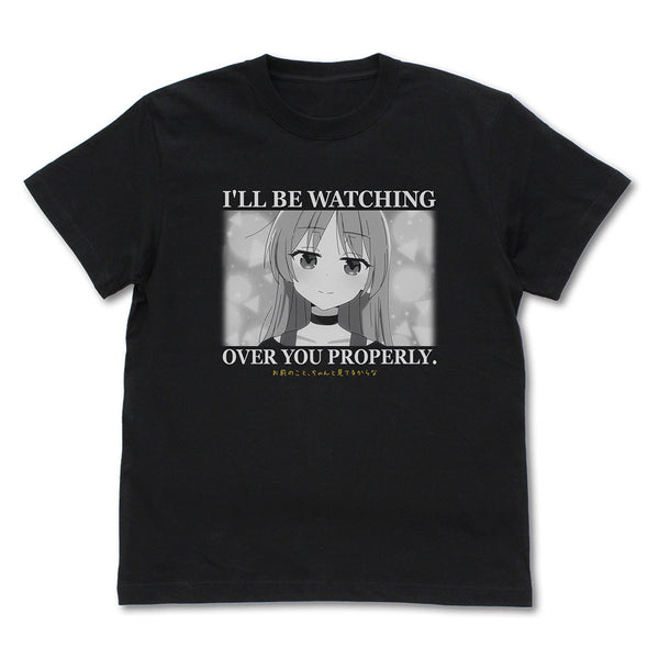 『ぼっち・ざ・ろっく!』伊地知星歌の「お前のこと、ちゃんと見てるからな」 Tシャツ ブラック XL