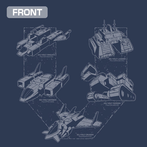 『超電磁マシーン ボルテスV』ボルトマシン Tシャツ スレート XL