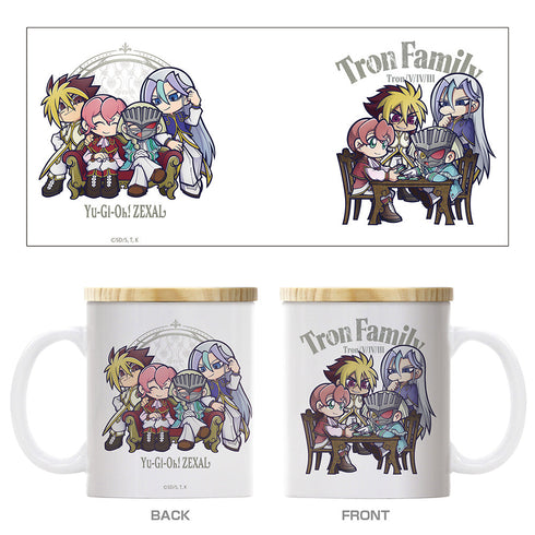 『遊☆戯☆王ZEXAL』トロン一家 フタ付きフルカラーマグカップ 歓談Ver.