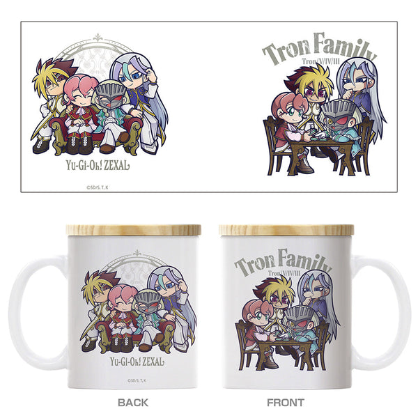 『遊☆戯☆王ZEXAL』トロン一家 フタ付きフルカラーマグカップ 歓談Ver.