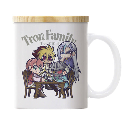 『遊☆戯☆王ZEXAL』トロン一家 フタ付きフルカラーマグカップ 歓談Ver.