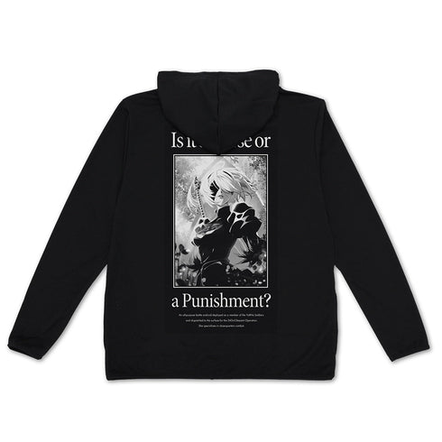 『NieR:Automata Ver1.1a』2B 薄手ドライパーカー ブラック M