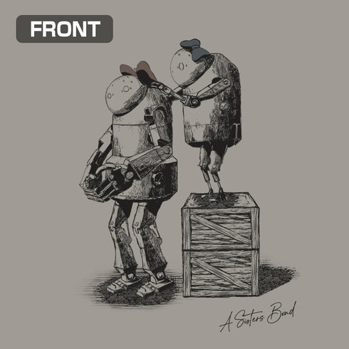 『NieR:Automata Ver1.1a』機械生命体 Tシャツ ライトグレー L