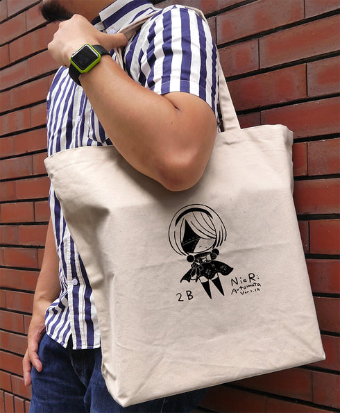 『NieR:Automata Ver1.1a』2B ラージトート デフォルメVer. ナチュラル