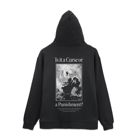 『NieR:Automata Ver1.1a』2B ジップパーカー ブラック XXL