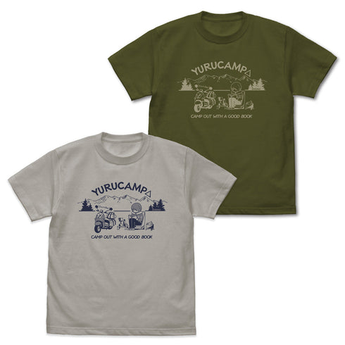 『ゆるキャン△ SEASON3』本を読む志摩リン Tシャツ ライトグレー S