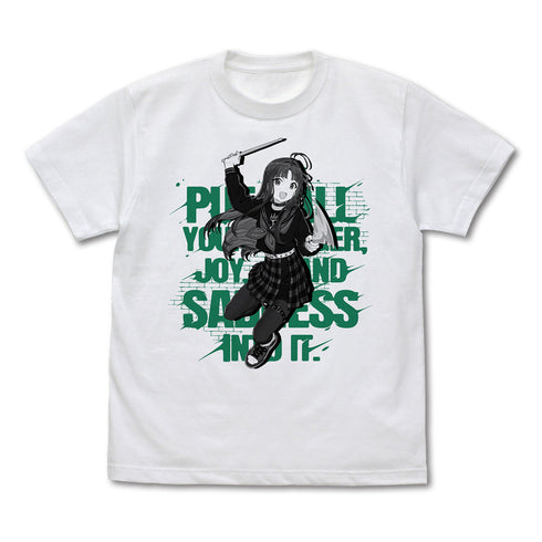 『ガールズバンドクライ』安和すばる「全部ぶちこめ。」 Tシャツ ブラック L