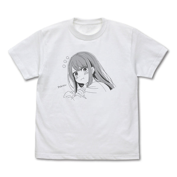 『【推しの子】』黒川あかね 「プクーッ」 Tシャツ ホワイト XL