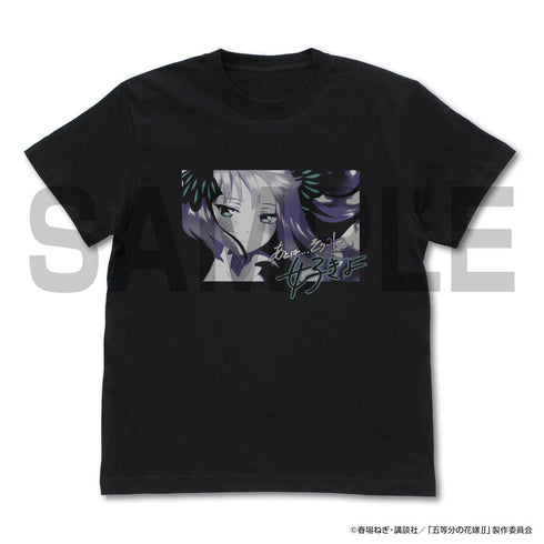 『五等分の花嫁∫∫』中野二乃 エモーショナルTシャツ ブラック L
