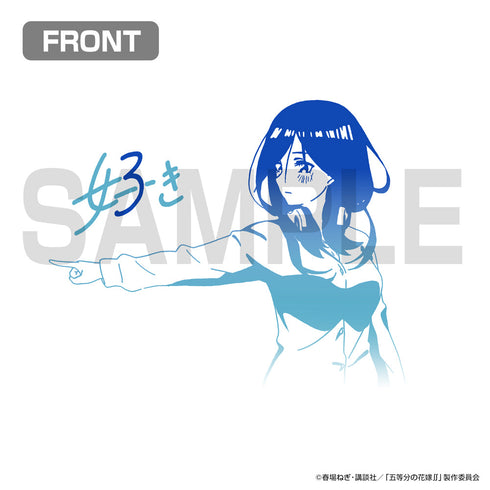 『五等分の花嫁∫∫』中野三玖 エモーショナルTシャツ ホワイト XL