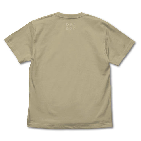 『ミスカトニック大学購買部』H.P.ラブクラフト Tシャツ サンドカーキ XL