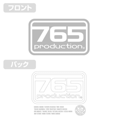 『アイドルマスター』765プロ ロゴ ドライTシャツ ホワイト M