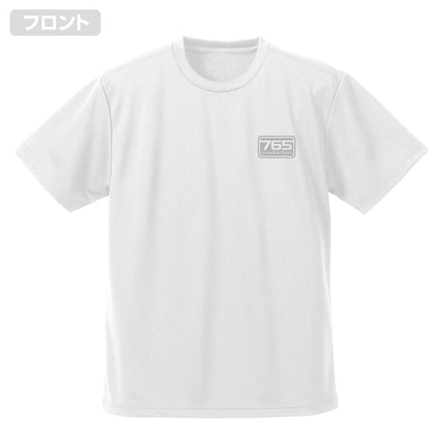 『アイドルマスター』765プロ ロゴ ドライTシャツ ネイビー XL