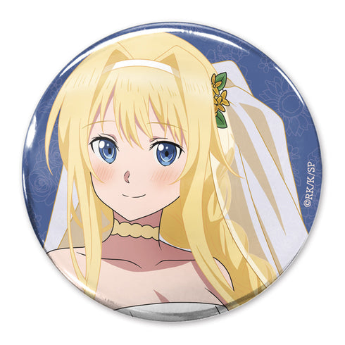 『ソードアート・オンライン』描き下ろし アリス 65mm缶バッジ ウェディングドレスVer.