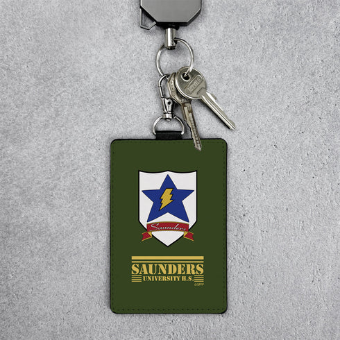 『ガールズ&パンツァー 最終章』サンダース大学付属高校 パスケース(ナスカン付き)