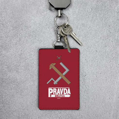 『ガールズ&パンツァー 最終章』プラウダ高校 パスケース(ナスカン付き)