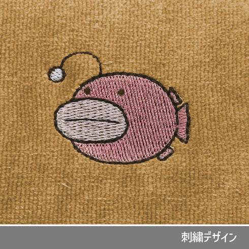 『ガールズ&パンツァー 最終章』あんこうチーム 刺繍ハンドタオル ネイビー