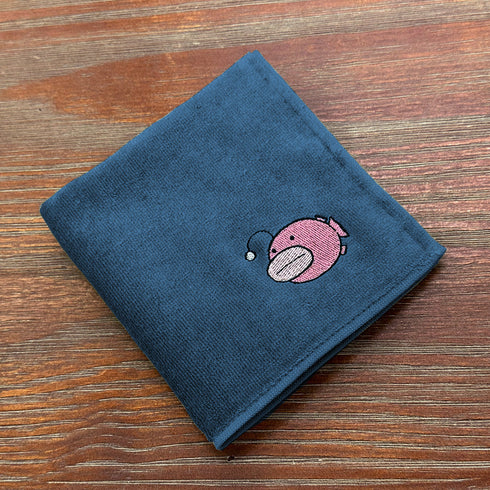 『ガールズ&パンツァー 最終章』あんこうチーム 刺繍ハンドタオル ネイビー