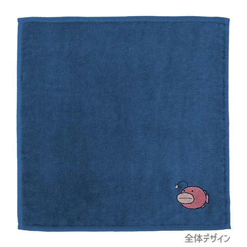 『ガールズ&パンツァー 最終章』あんこうチーム 刺繍ハンドタオル ネイビー
