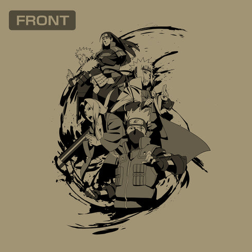 『NARUTO-ナルト- 疾風伝』歴代火影 Tシャツ ホワイト M