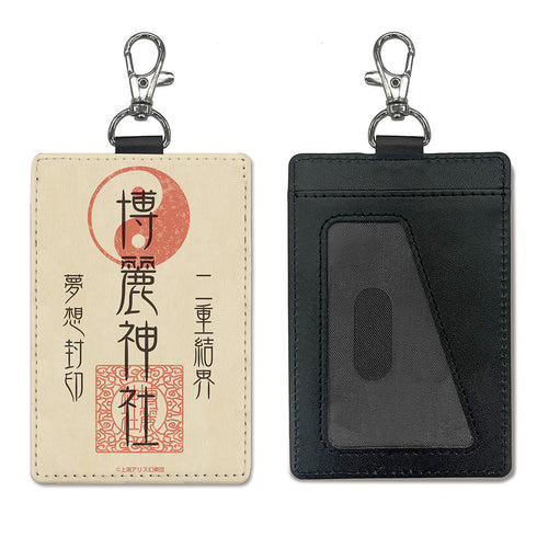 『東方Project』博麗神社 お札 パスケース(ナスカン付き)