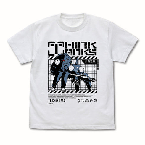 『攻殻機動隊 STAND ALONE COMPLEX』思考戦車タチコマ Tシャツ スミ XL