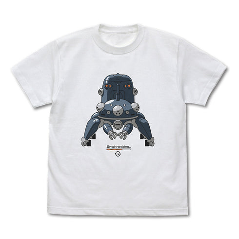 『攻殻機動隊 STAND ALONE COMPLEX』タチコマと同期中 Tシャツ Ver.2.0 ホワイト XL