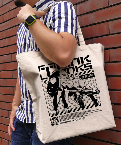 『攻殻機動隊 STAND ALONE COMPLEX』思考戦車タチコマ ラージトート ナチュラル