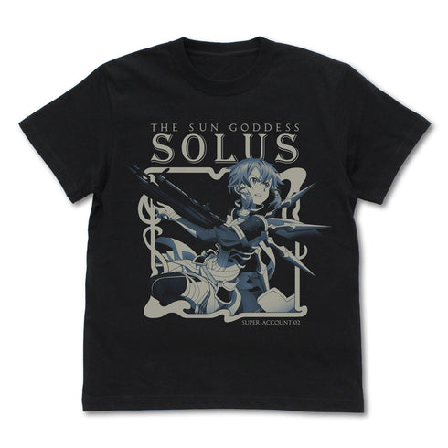 『ソードアート・オンライン』UW 太陽神ソルス シノン Tシャツ ブラック S