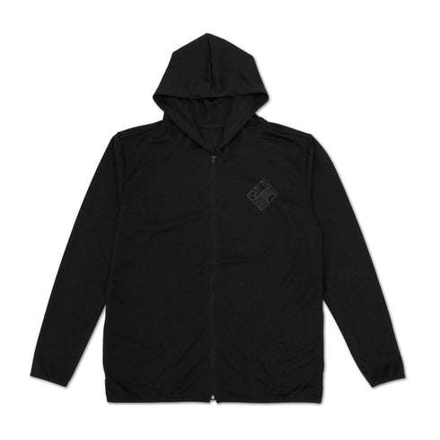 『学園アイドルマスター』初星学園 薄手ドライパーカー ブラック XL