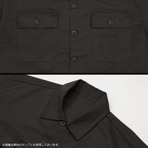 『進撃の巨人』調査兵団 ワークシャツ Ver.2.0 グレー L