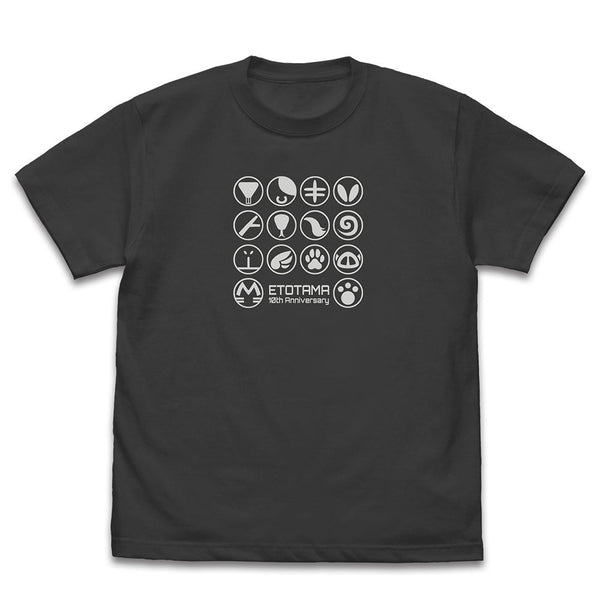 『えとたま』10th Anniversary Tシャツ スミ M