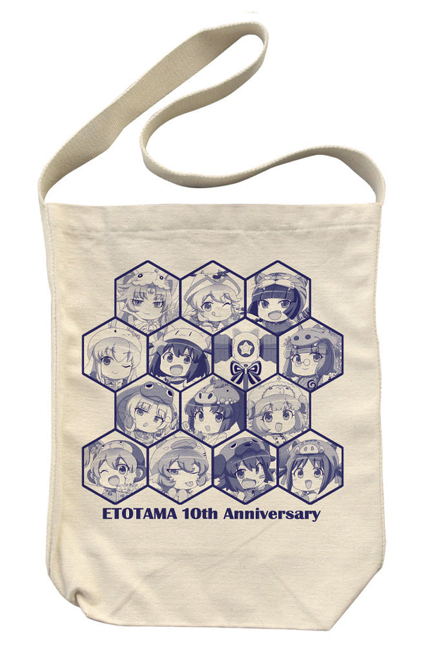 『えとたま』10th Anniversary ショルダートート ナチュラル