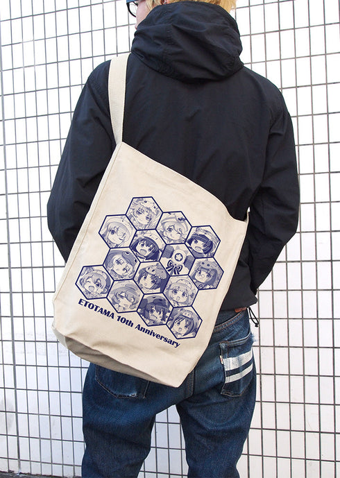 『えとたま』10th Anniversary ショルダートート ナチュラル