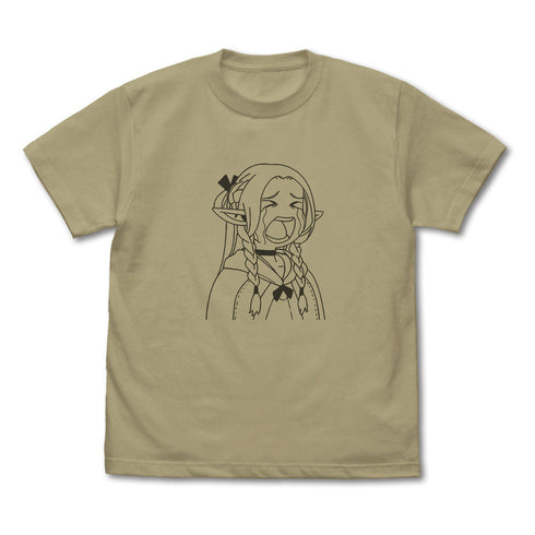 『ダンジョン飯』マルシルの「こりッごり!!」 Tシャツ サンドカーキ XL