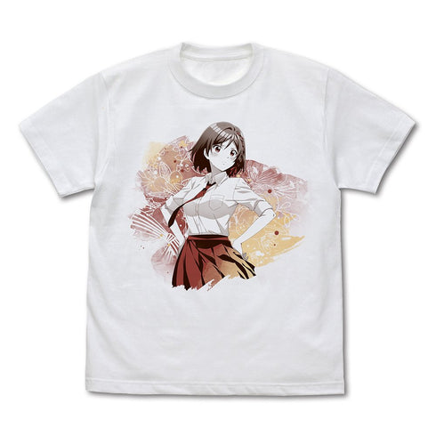 『クラスの大嫌いな女子と結婚することになった。』桜森朱音 ウォーターカラー Tシャツ ホワイト M