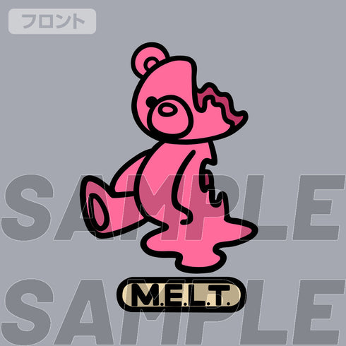 『ガールズバンドクライ』河原木桃香の「M.E.L.T.」 プルオーバーパーカー ミックスグレー L