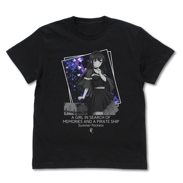『Summer Pockets』久島鴎 Tシャツ ブラック XL